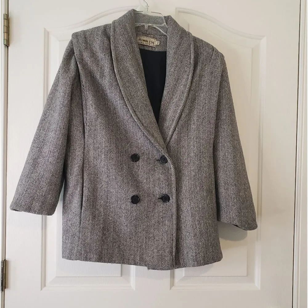 Herman Kay Woolblend Coat Size 12P